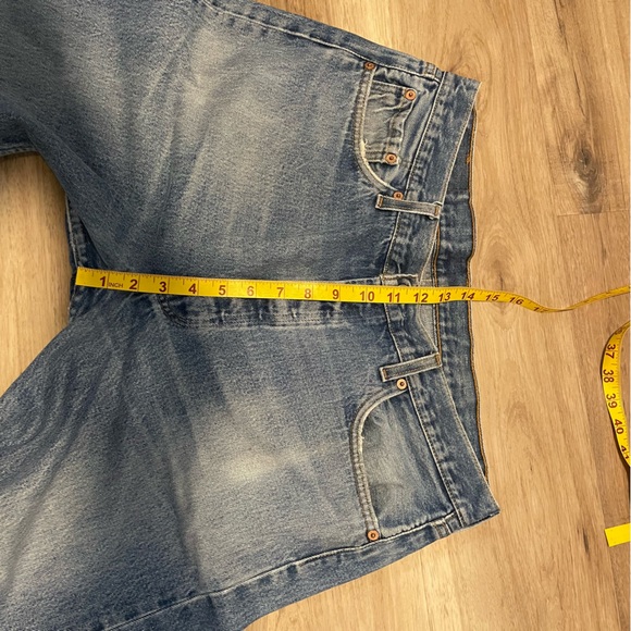 Vintage Levis 501 xx button fly jeans USA Men’s 35x30 perfectly distressed - Picture 13 of 16